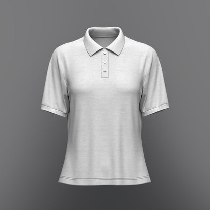Women Regular Fit Half Sleeve Polo T-Shirt 3d Model Marvelous Designer-Clo3d-fbx-obj-Zprj