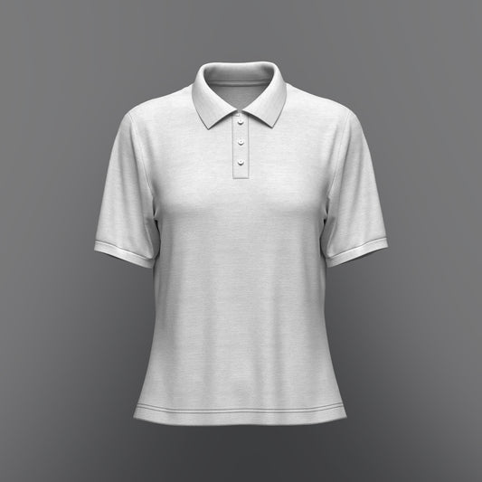 Women Regular Fit Half Sleeve Polo T-Shirt 3d Model Marvelous Designer-Clo3d-fbx-obj-Zprj