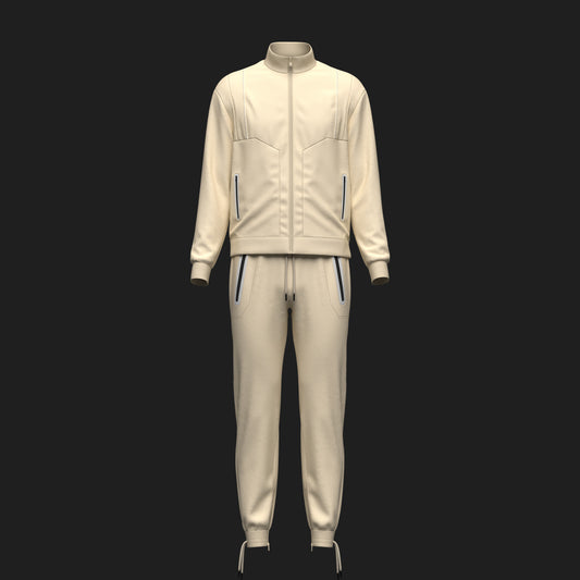 Men's Casual Tracksuit 3d Model Marvelous Designer-Clo3d-fbx-obj-Zprj
