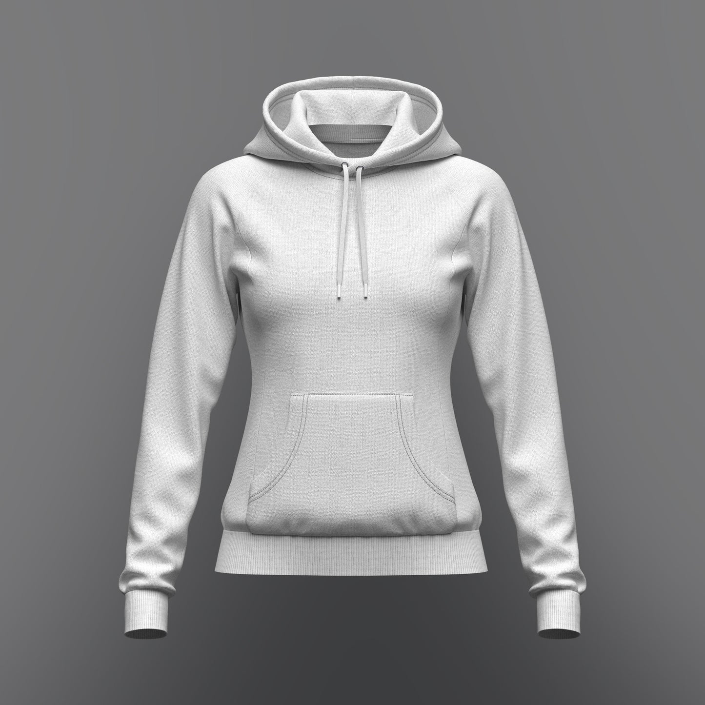 Women's Hoodie 3d Model Marvelous Designer-Clo3d-fbx-obj-Zprj