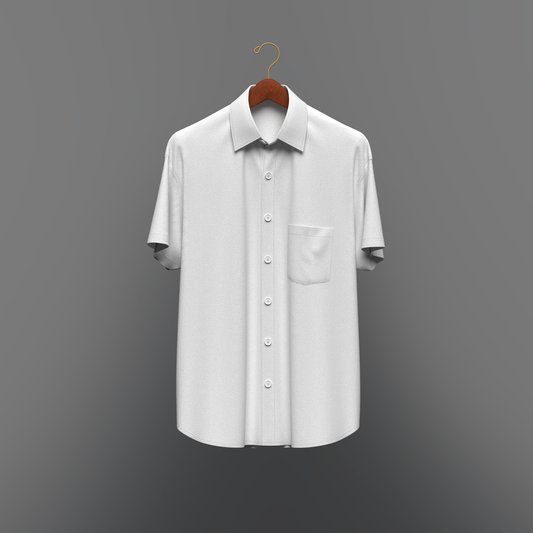Men Loose Fit Half Slv Shirt On Hanger 3d Model Marvelous Designer-Clo3d-fbx-obj-Zprj