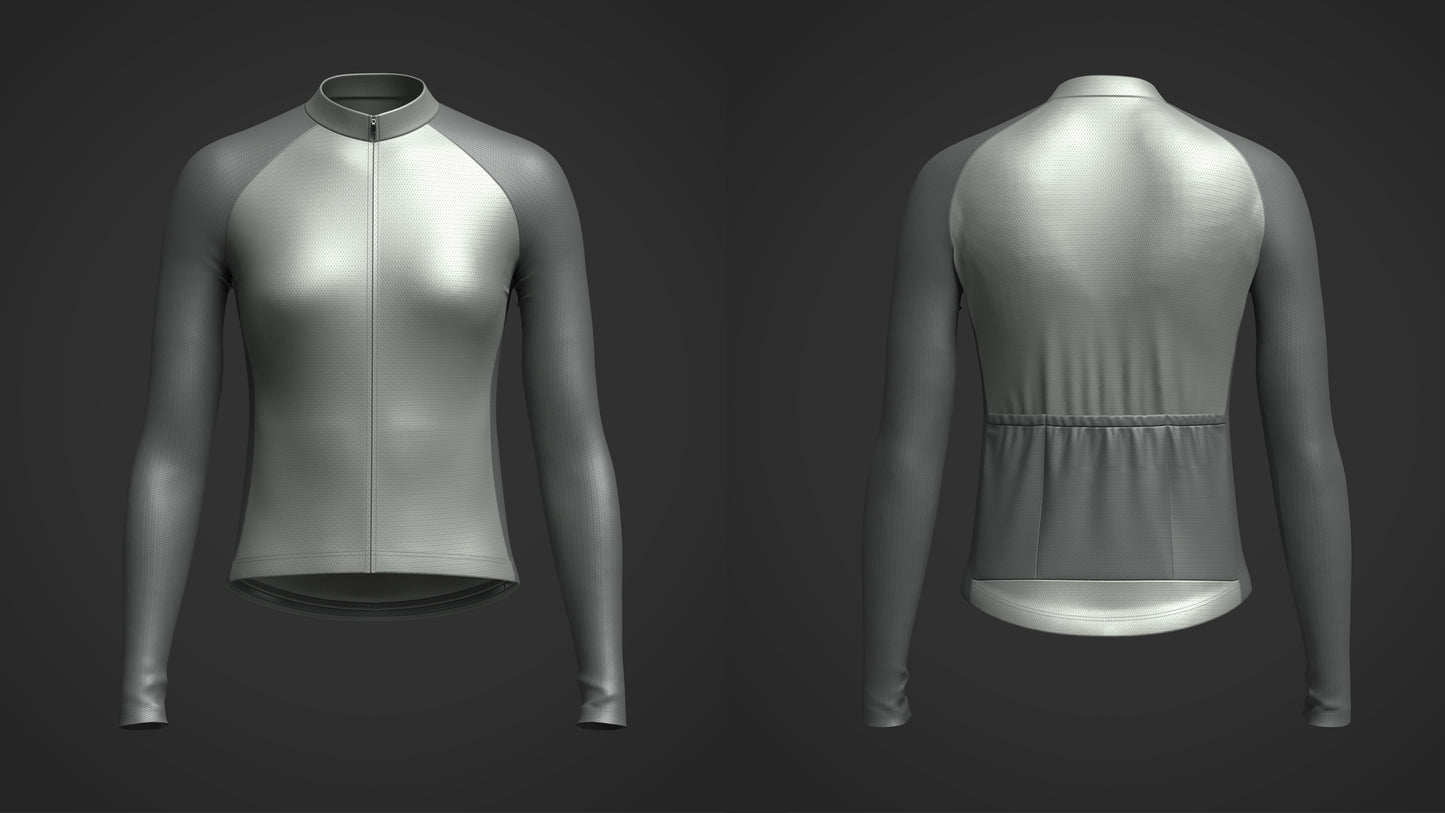 Women Full Sleeve Raglan Jersey 3d Model Marvelous Designer-Clo3d-fbx-obj-Zprj