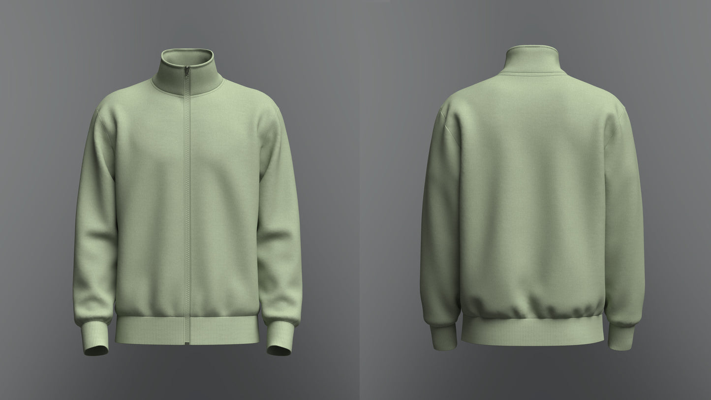 Male Jacket 3d Model Marvelous Designer-Clo3d-fbx-obj-Zprj