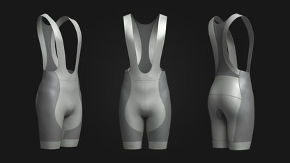 Men's Cycling Bib Shorts 3d Model Marvelous Designer-Clo3d-fbx-obj-Zprj
