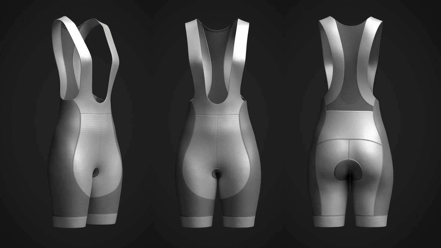 Women's Cycling Bib Shorts 3d Model Marvelous Designer-Clo3d-fbx-obj-Zprj