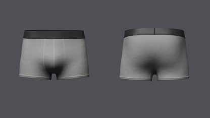 Men's Boxer Brief 3d Model Marvelous Designer-Clo3d-fbx-obj-Zprj