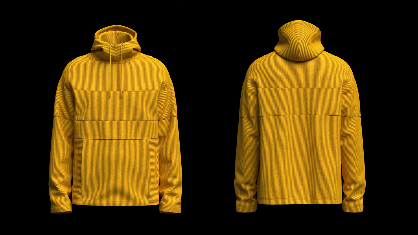 Men's Corduroy Jacket 3d Model Marvelous Designer-Clo3d-fbx-obj-Zprj