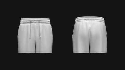 Men's Oversize Shorts 3d Model Marvelous Designer-Clo3d-fbx-obj-Zprj