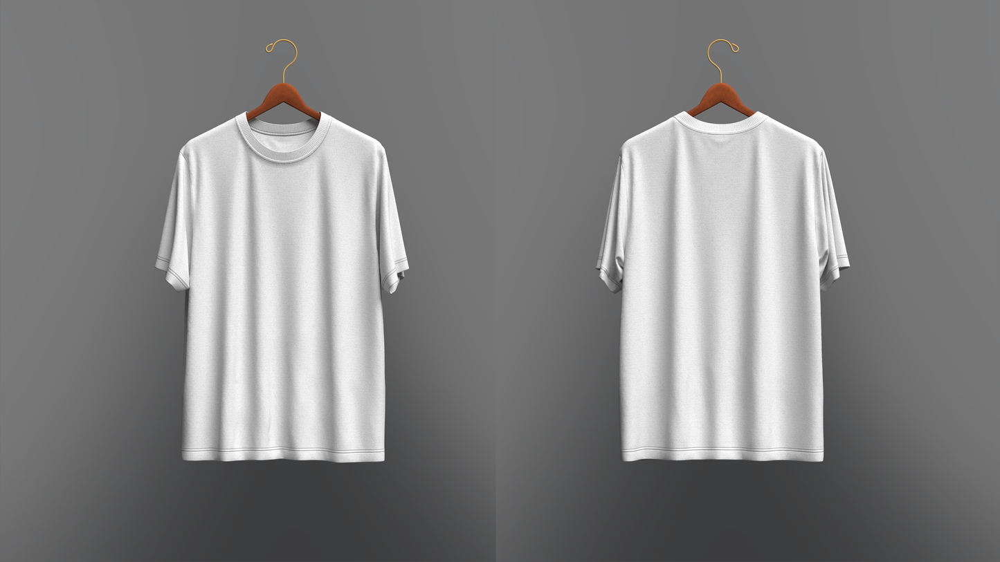 T-shirt on Hanger 3d Model Marvelous Designer-Clo3d-fbx-obj-Zprj