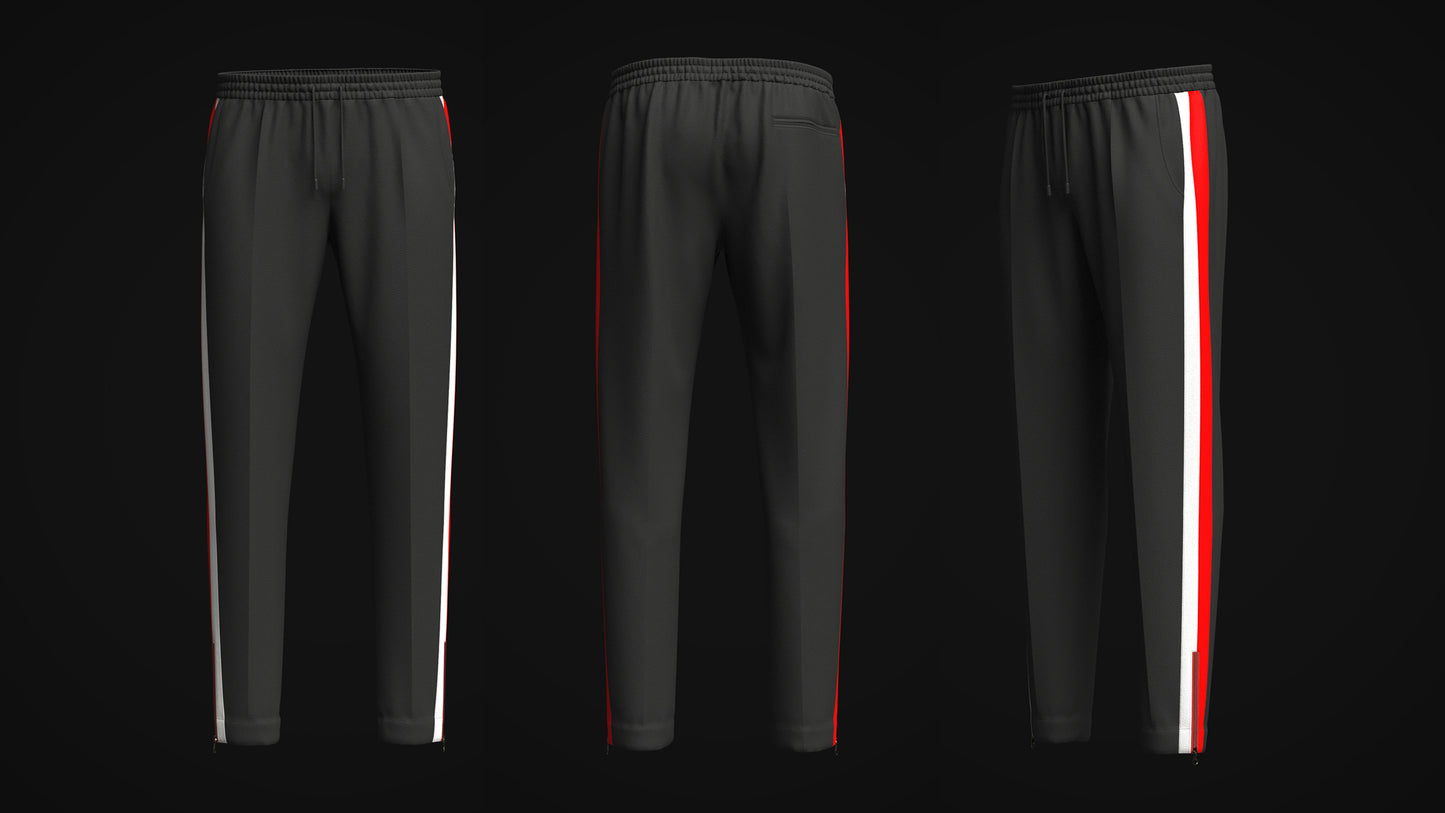 Men's Elasticated Pant 3d Model Marvelous Designer-Clo3d-fbx-obj-Zprj
