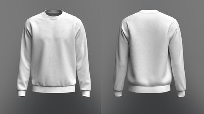 Men's Sweatshirt 3d Model Marvelous Designer-Clo3d-fbx-obj-Zprj