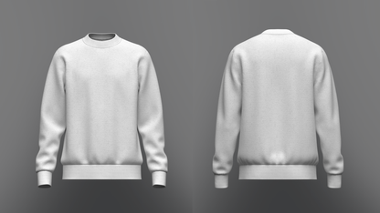 Men Sweatshirt 3d Model Marvelous Designer-Clo3d-fbx-obj-Zprj