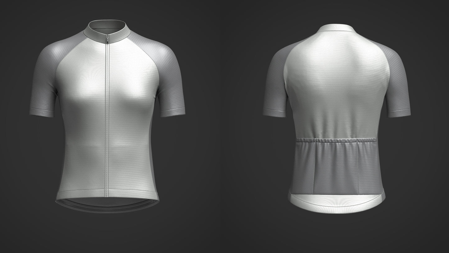 Women Half Sleeve Raglan Jersey 3d Model Marvelous Designer-Clo3d-fbx-obj-Zprj
