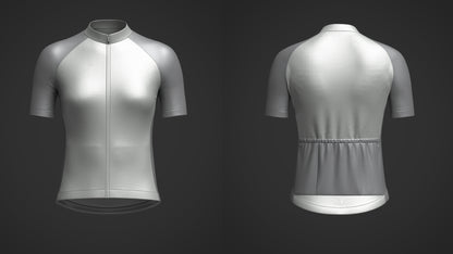 Women Half Sleeve Raglan Jersey 3d Model Marvelous Designer-Clo3d-fbx-obj-Zprj