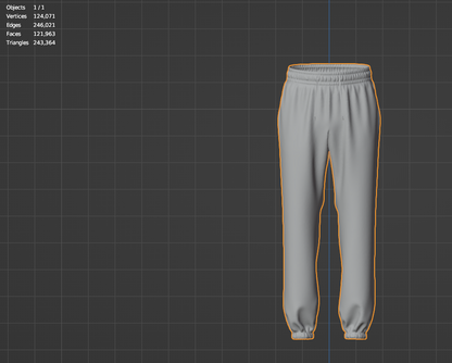Men's Regular Jogger 3d Model Marvelous Designer-Clo3d-fbx-obj-Zprj
