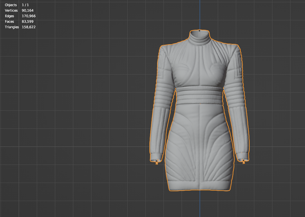 Women Leather padded dress 3d Model Marvelous Designer-Clo3d-fbx-obj-Zprj