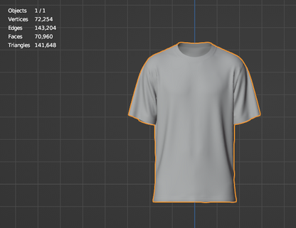 Men's Regular Fit T-Shirt 3d Model Marvelous Designer-Clo3d-fbx-obj-Zprj