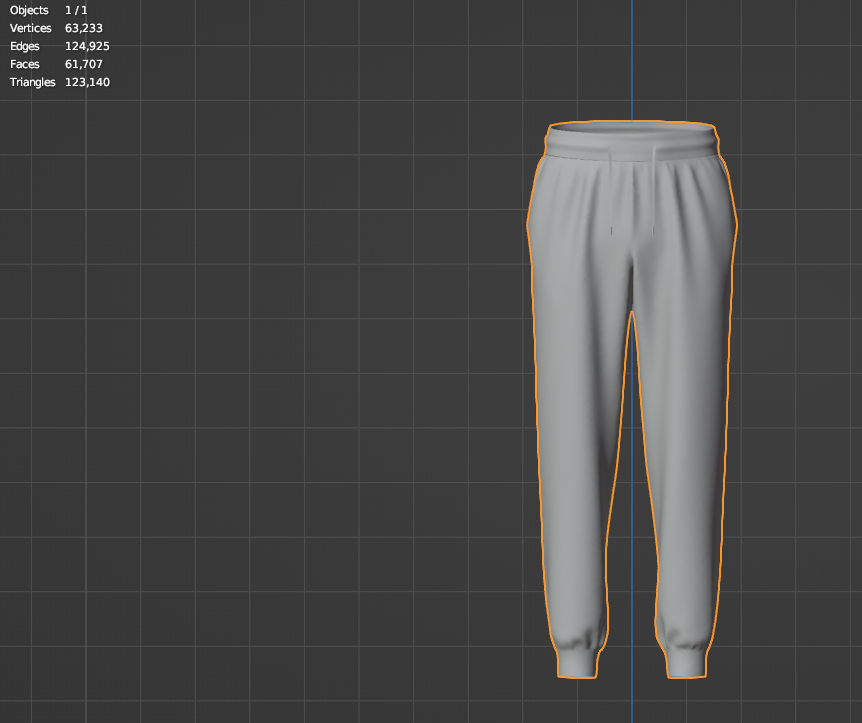 Men's Ribbed Jogger 3d Model Marvelous Designer-Clo3d-fbx-obj-Zprj