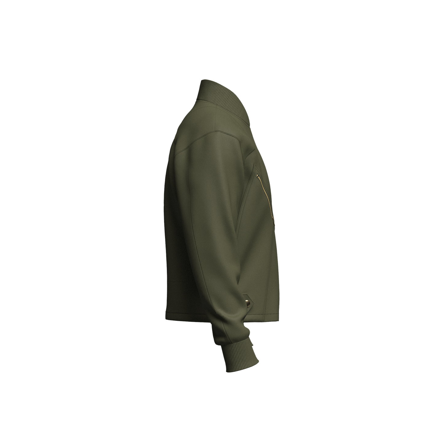Men's Bomber Jacket 3d Model Marvelous Designer-Clo3d-fbx-obj-Zprj