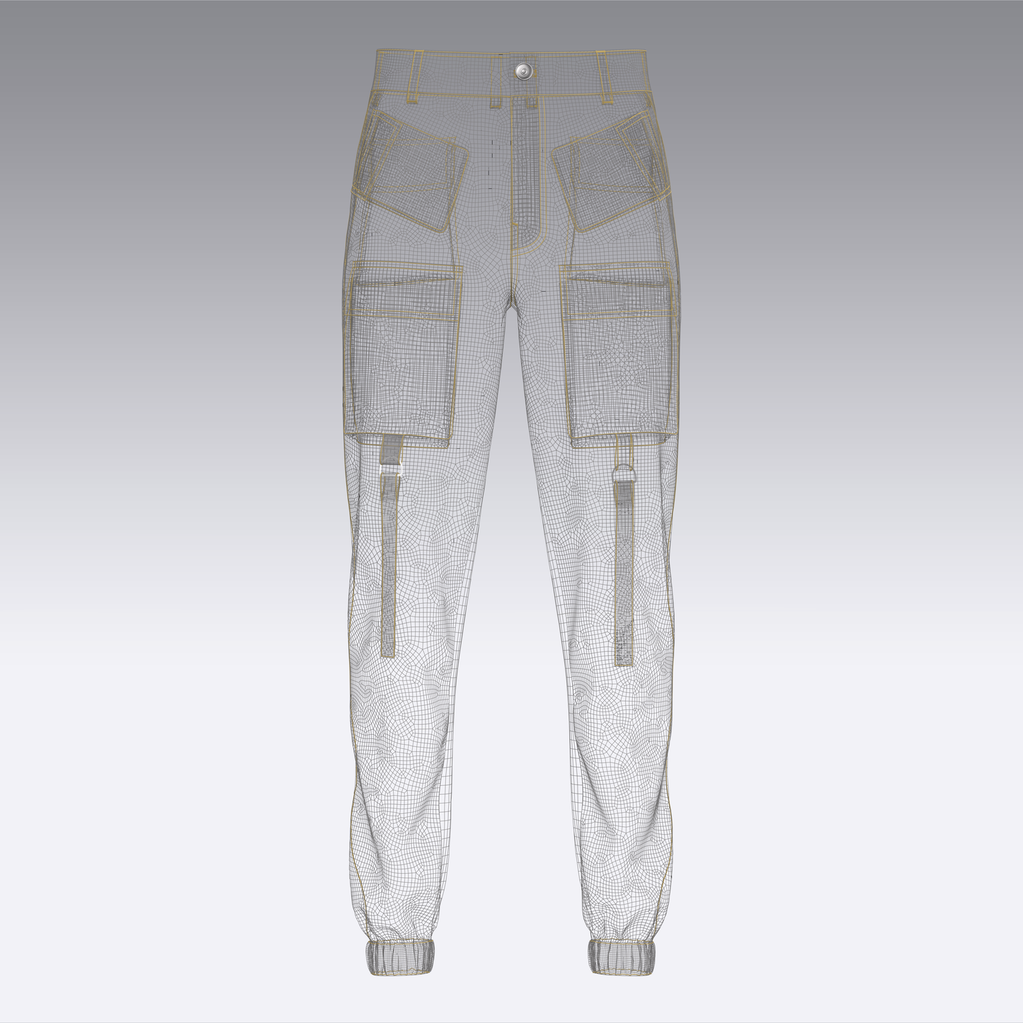 Men's Cargo Track Pant 3d Model Marvelous Designer-Clo3d-fbx-obj-Zprj