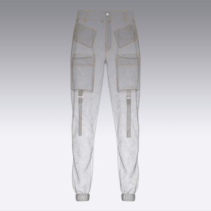 Men's Cargo Track Pant 3d Model Marvelous Designer-Clo3d-fbx-obj-Zprj