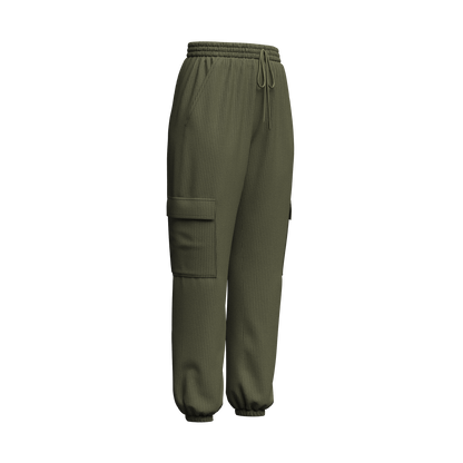 Women's Corduroy Pant 3d Model Marvelous Designer-Clo3d-fbx-obj-Zprj