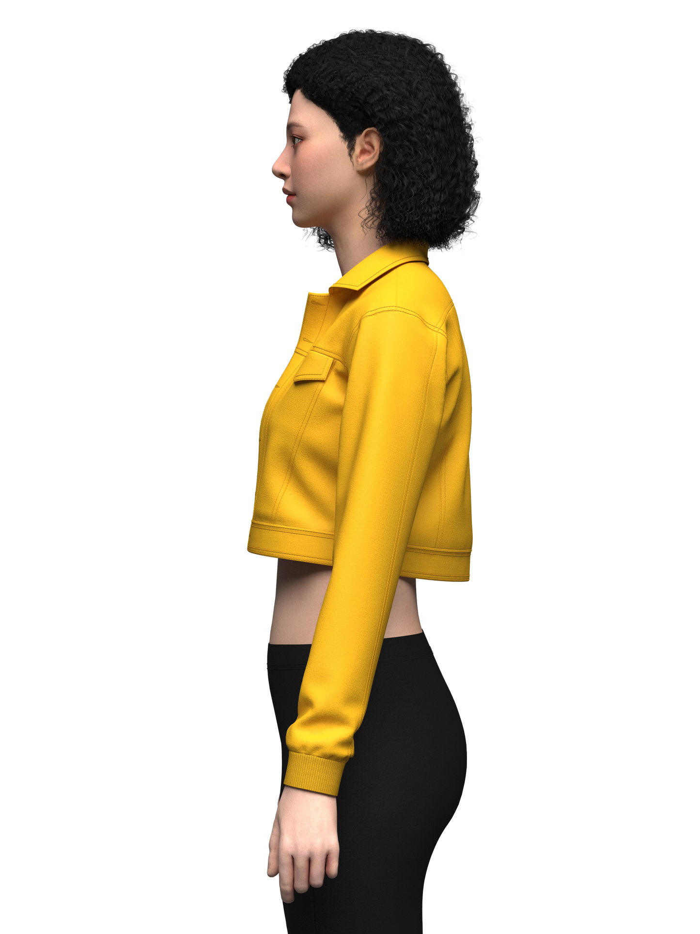 Women's Top and Cargo Pant 3d Model Marvelous Designer-Clo3d-fbx-obj-Zprj