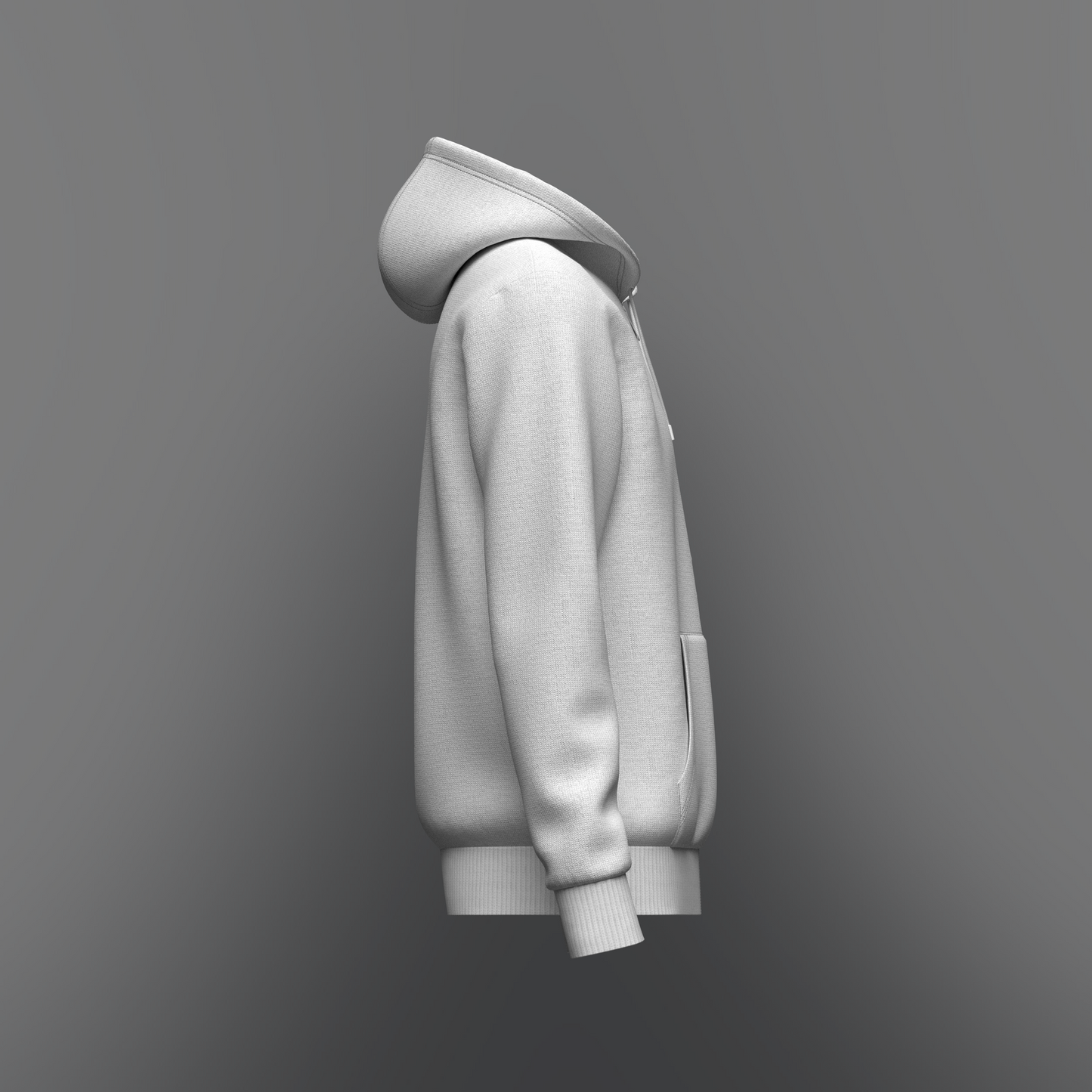 Male Hoodie 3d Model Marvelous Designer-Clo3d-fbx-obj-Zprj