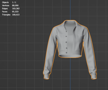 Women's Top and Cargo Pant 3d Model Marvelous Designer-Clo3d-fbx-obj-Zprj