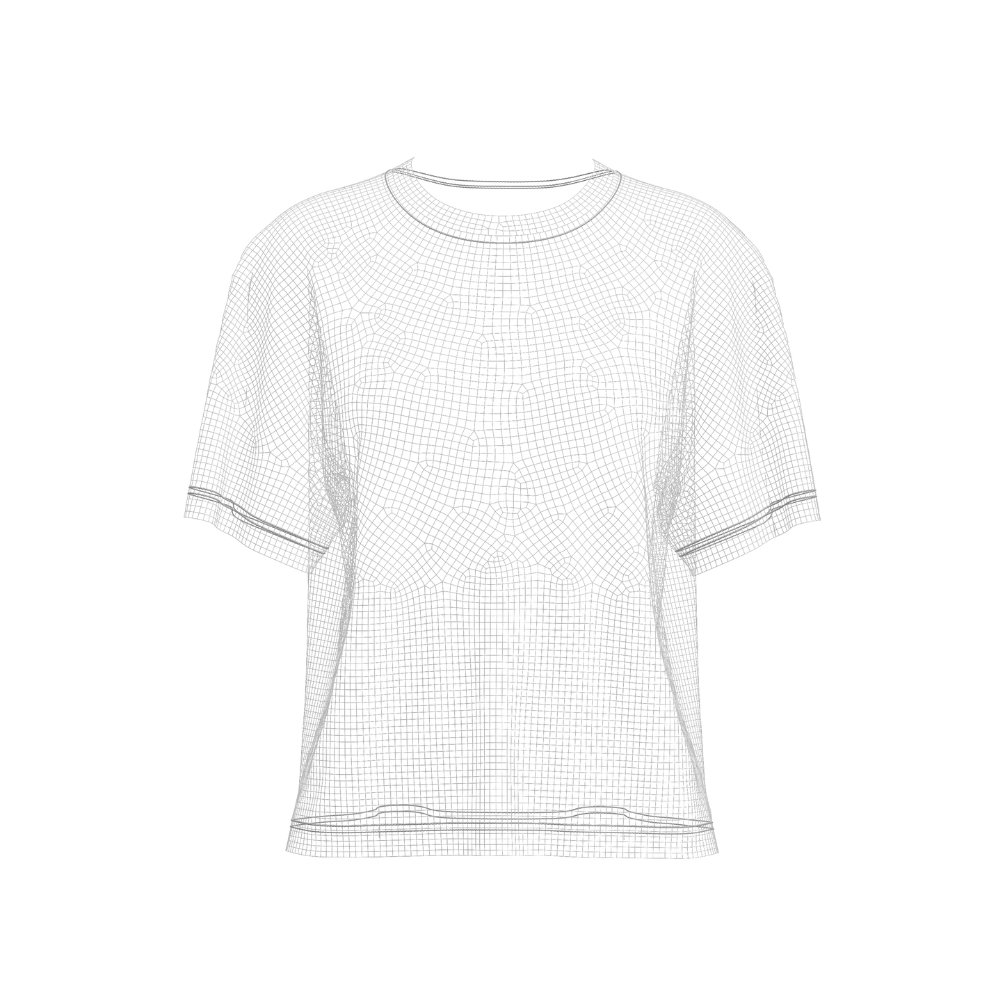 Women Half Sleeve Loose Fit T-Shirt 3d Model Marvelous Designer-Clo3d-fbx-obj-Zprj