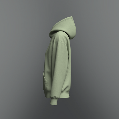 Women's Loose Fit Set-In Sleeve Hoodie 3d Model Marvelous Designer-Clo3d-fbx-obj-Zprj