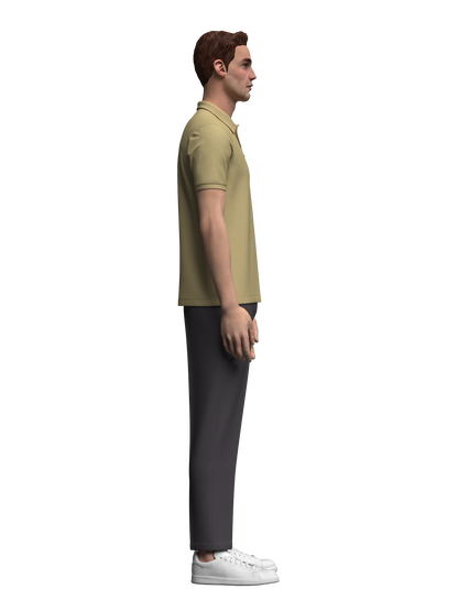 Male Polo and Pant outfit 3d Model Marvelous Designer-Clo3d-fbx-obj-Zprj