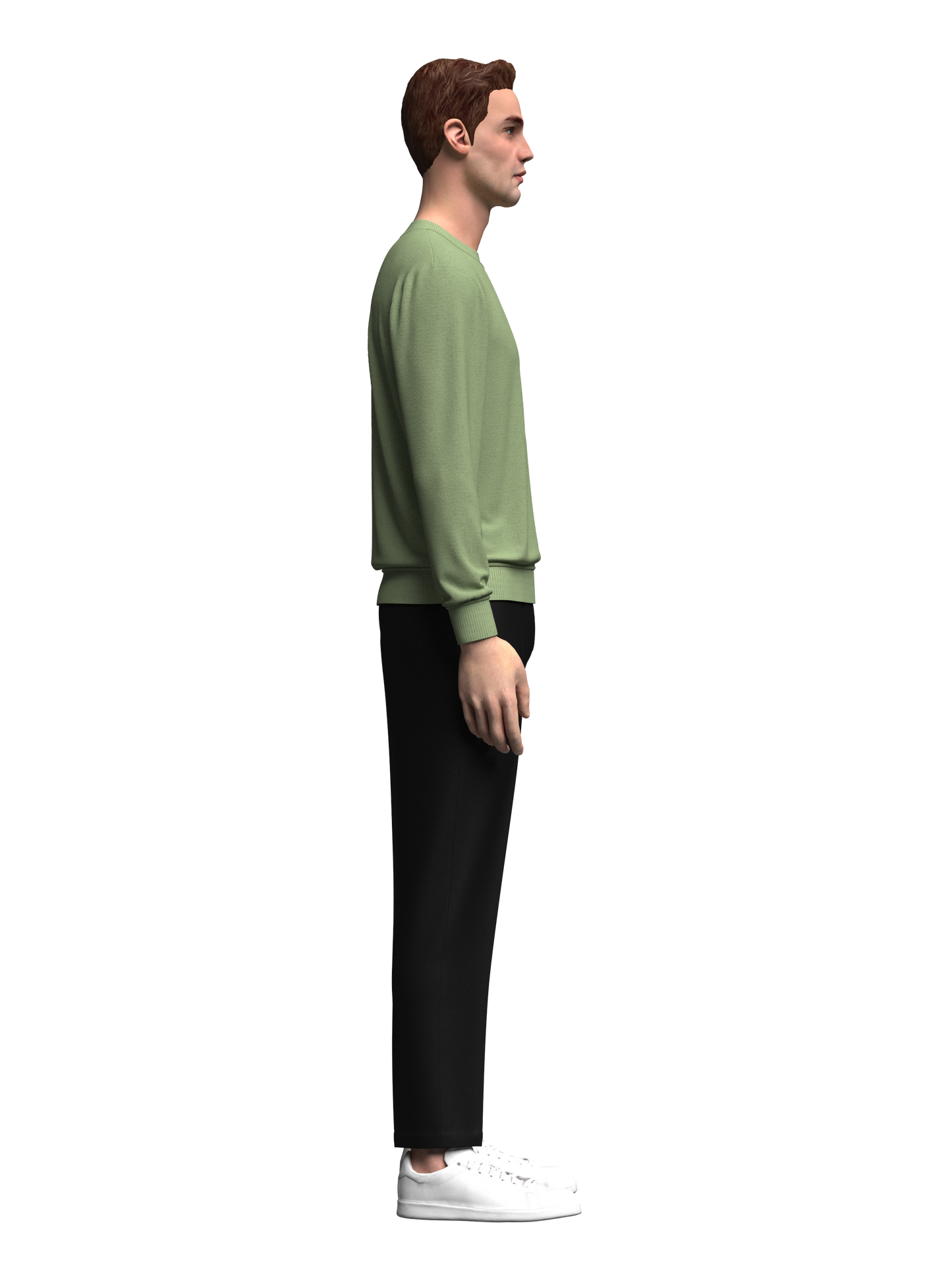 Male Sweatshirt and Pant Outfit 3d Model Marvelous Designer-Clo3d-fbx-obj-Zprj