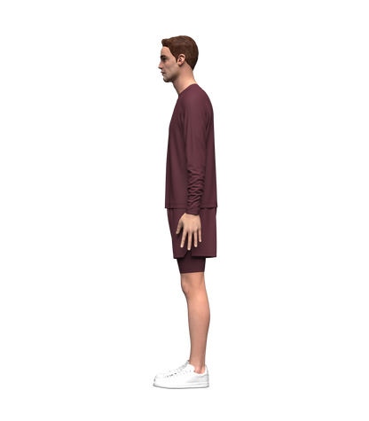 Man Shorts Pant 3d Model Marvelous Designer-Clo3d-fbx-obj-Zprj