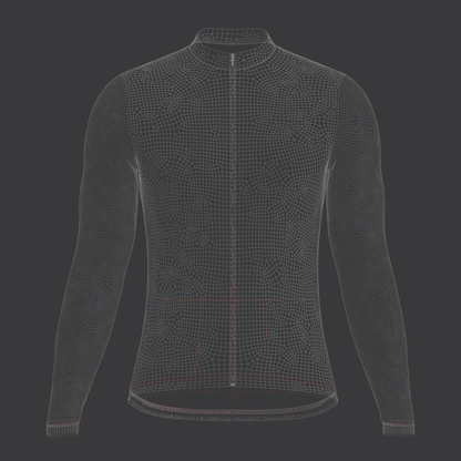 Men's Full Sleeve Cycling Jersey 3d Model Marvelous Designer-Clo3d-fbx-obj-Zprj