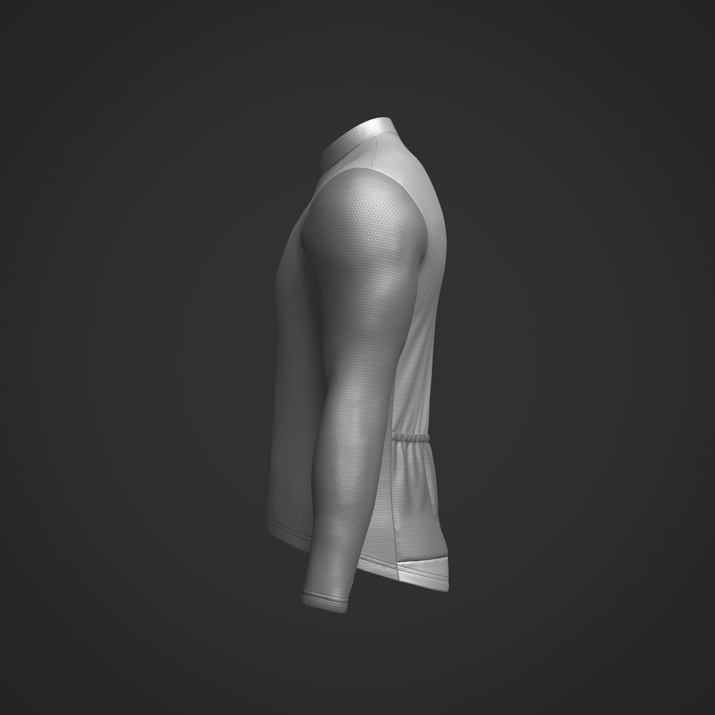 Men's Full Sleeve Cycling Jersey 3d Model Marvelous Designer-Clo3d-fbx-obj-Zprj