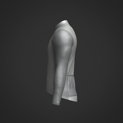 Men's Full Sleeve Cycling Jersey 3d Model Marvelous Designer-Clo3d-fbx-obj-Zprj