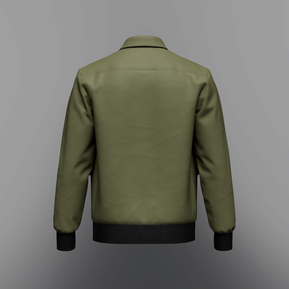 Men's Jacket 3d Model Marvelous Designer-Clo3d-fbx-obj-Zprj