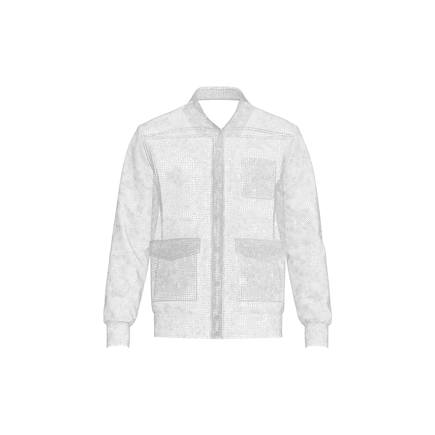Men's Jacket 3d Model Marvelous Designer-Clo3d-fbx-obj-Zprj