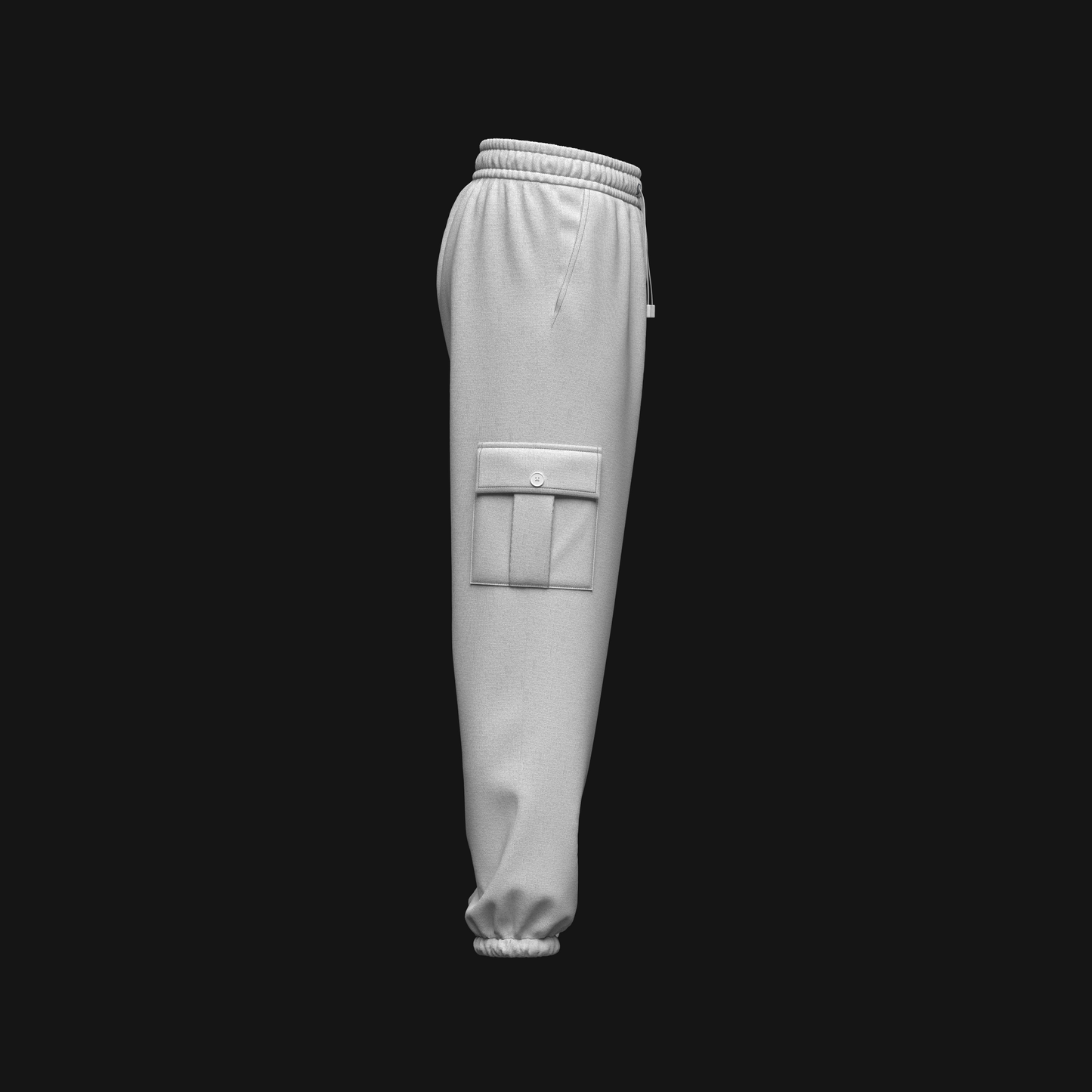 Men's Oversize Jogger Pocket 3d Model Marvelous Designer-Clo3d-fbx-obj-Zprj