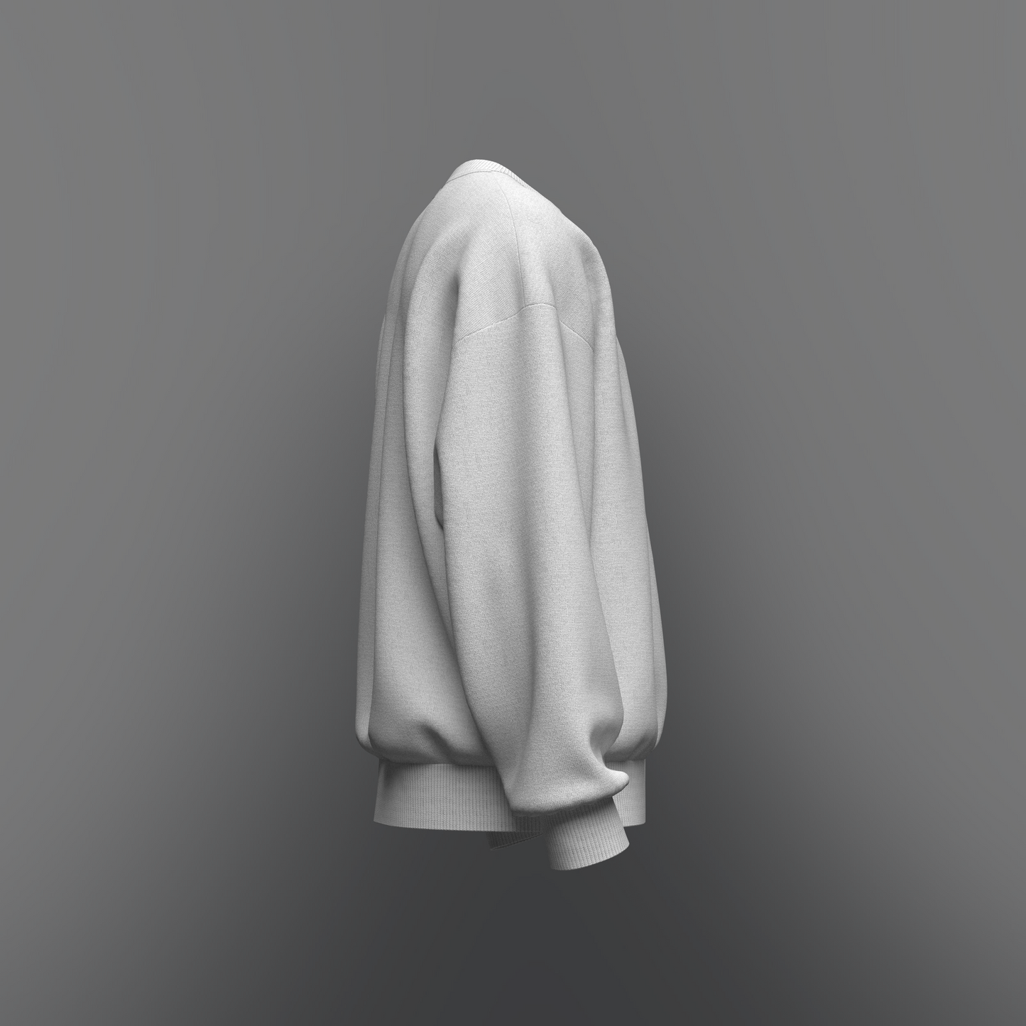 Men's Oversize Sweatshirt 3d Model Marvelous Designer-Clo3d-fbx-obj-Zprj