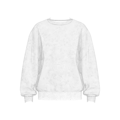 Men's Oversize Sweatshirt 3d Model Marvelous Designer-Clo3d-fbx-obj-Zprj
