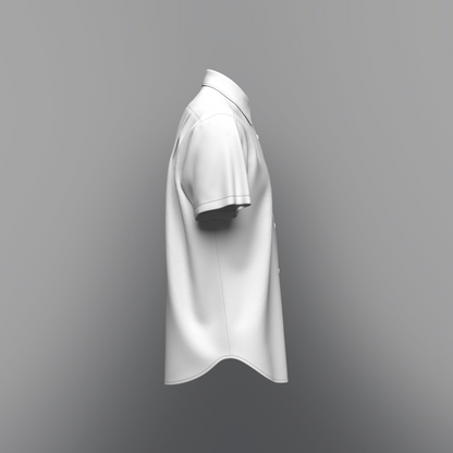 Men's Regular Fit Half Slv Shirt 3d Model Marvelous Designer-Clo3d-fbx-obj-Zprj