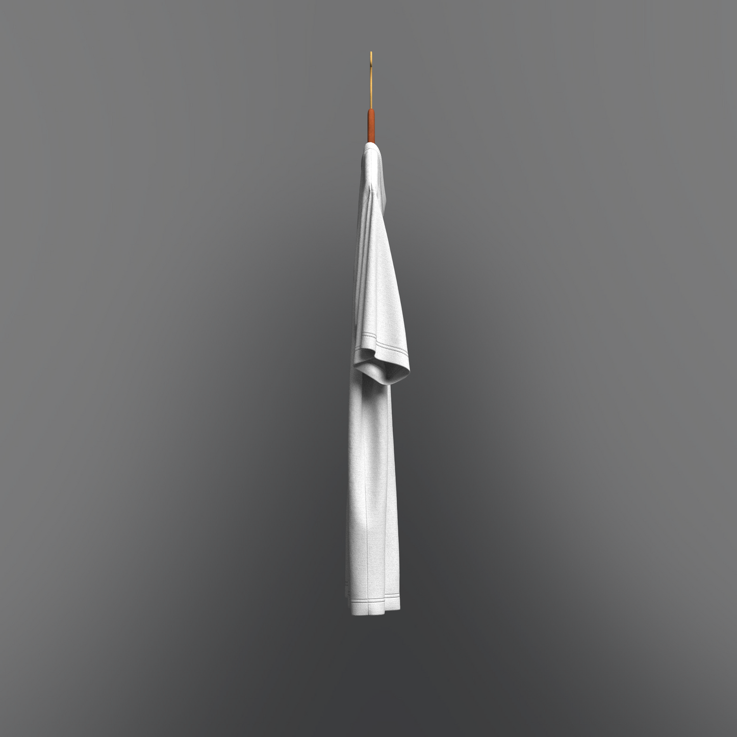T-shirt on Hanger 3d Model Marvelous Designer-Clo3d-fbx-obj-Zprj