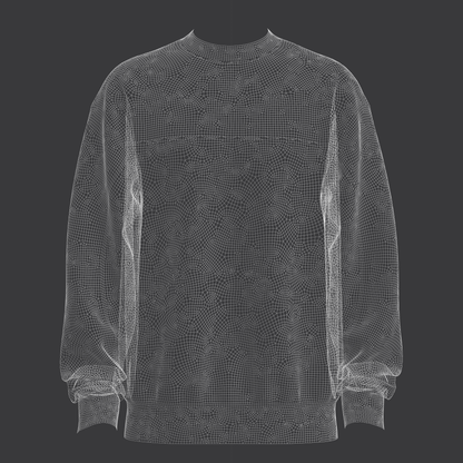 Men's Sweartshirt 3d Model Marvelous Designer-Clo3d-fbx-obj-Zprj
