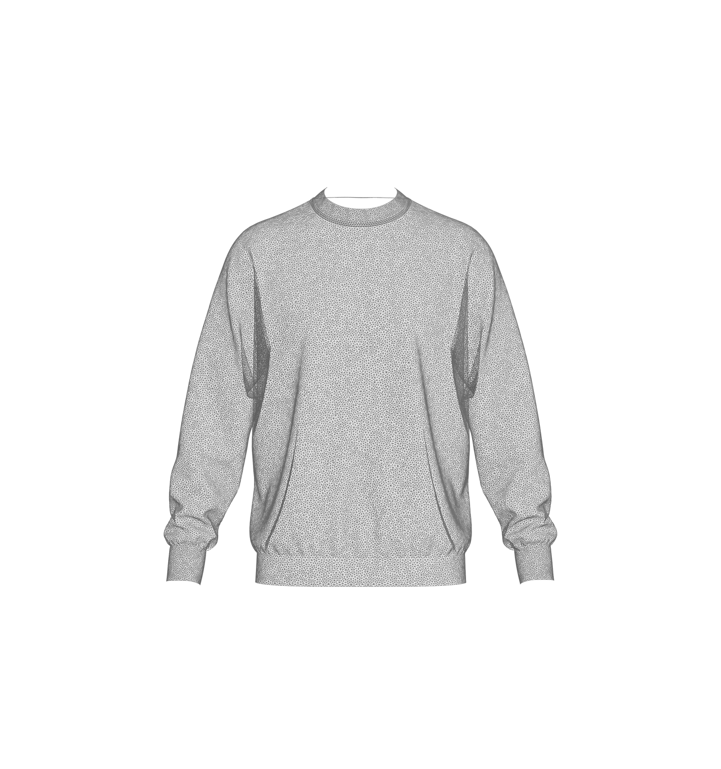 Men's Sweatshirt 3d Model Marvelous Designer-Clo3d-fbx-obj-Zprj