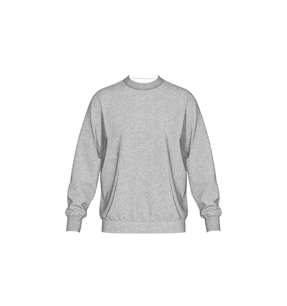 Men's Sweatshirt 3d Model Marvelous Designer-Clo3d-fbx-obj-Zprj