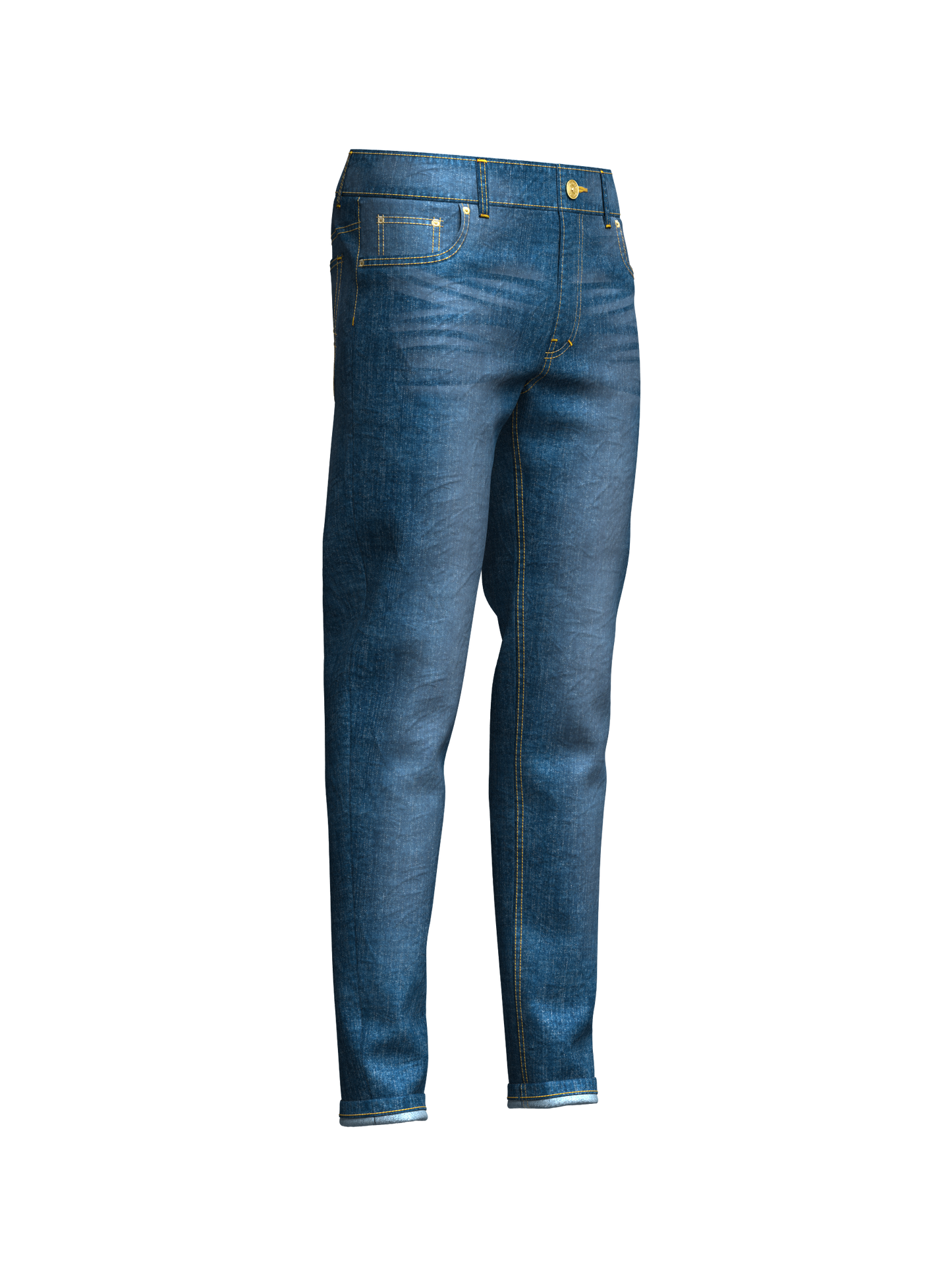 Men's Winter Outfit Bomber Jacket Sweatshirt Jeans 3d Model Marvelous Designer-Clo3d-fbx-obj-Zprj