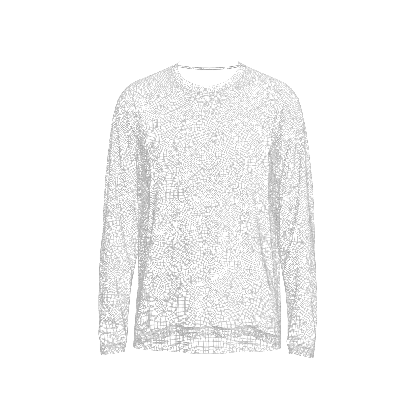 Men's full Sleeve T-Shirt 3d Model Marvelous Designer-Clo3d-fbx-obj-Zprj