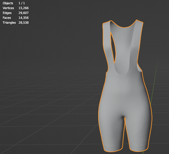 Women's Cycling Bib Shorts 3d Model Marvelous Designer-Clo3d-fbx-obj-Zprj